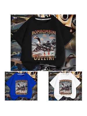 Maglia Brainrot T-shirt Manica Corta Cotone Bombombini Meme BOMBOM01